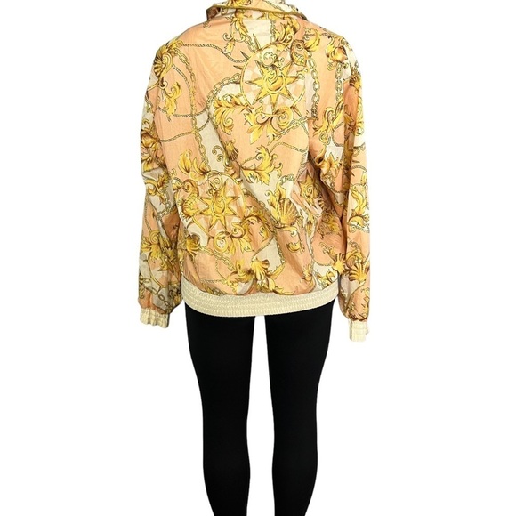 3/$30 🍂 London Fog Vintage Nautical Peach And White Windbreaker - Picture 8 of 11